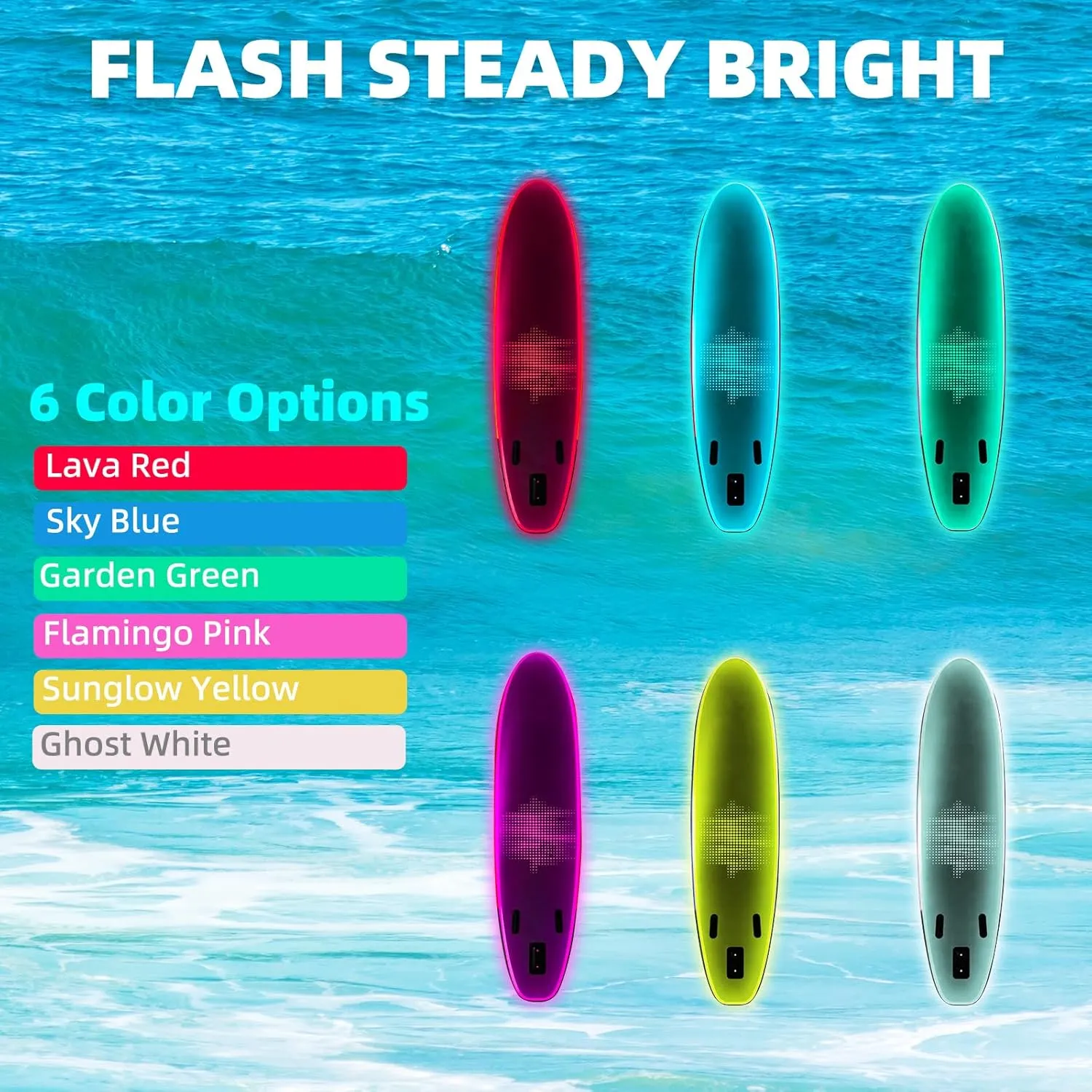 10.5ft Inflatable Paddle Board with Seat, Blow Up Paddle Boards with Kayak Seat for Adults, Stand-up Paddleboards, Inflatable Stand Up Paddle Board on Calm Lake