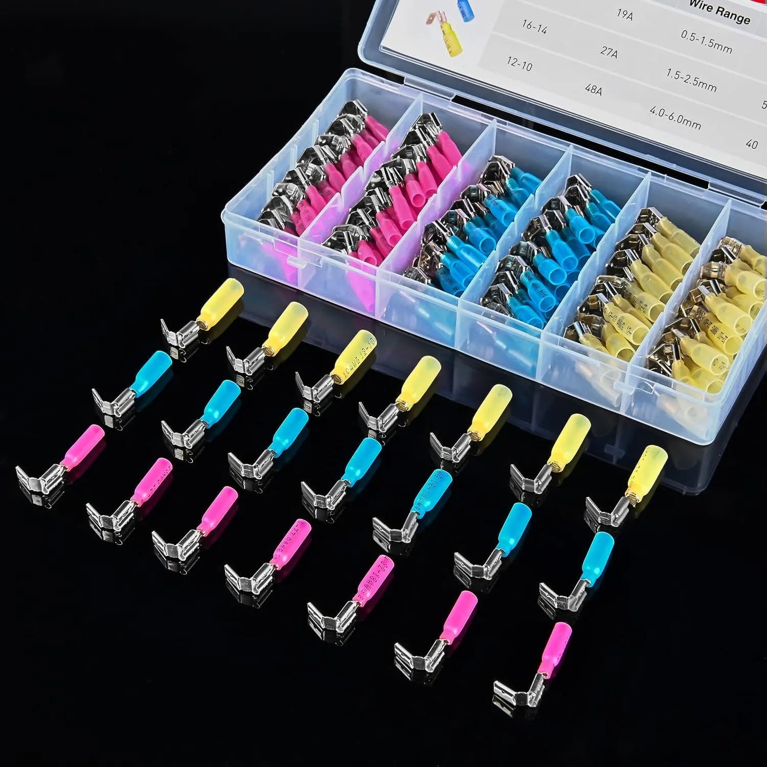 140Pcs Heat Shrink Wire Connectors