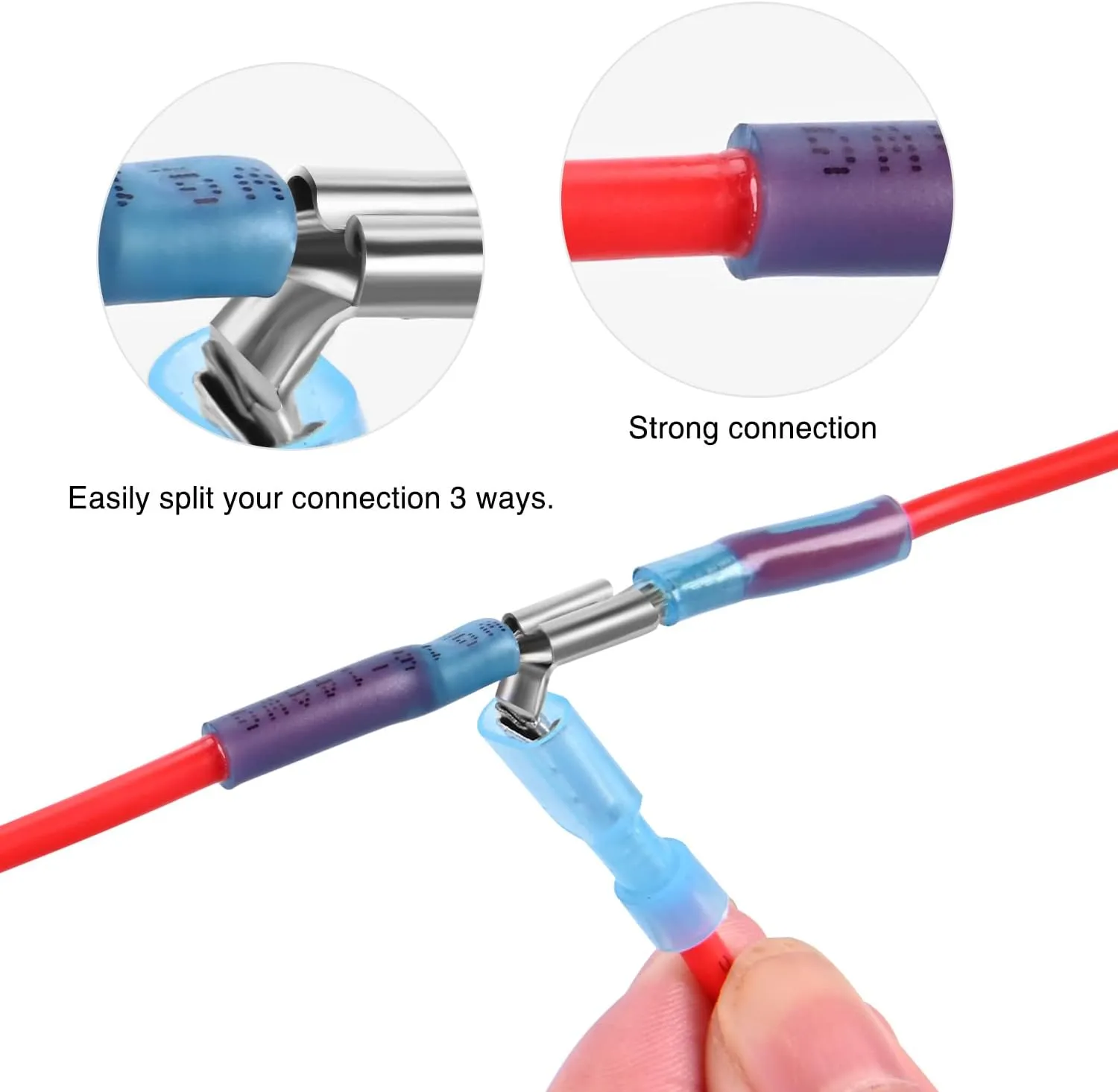 140Pcs Heat Shrink Wire Connectors