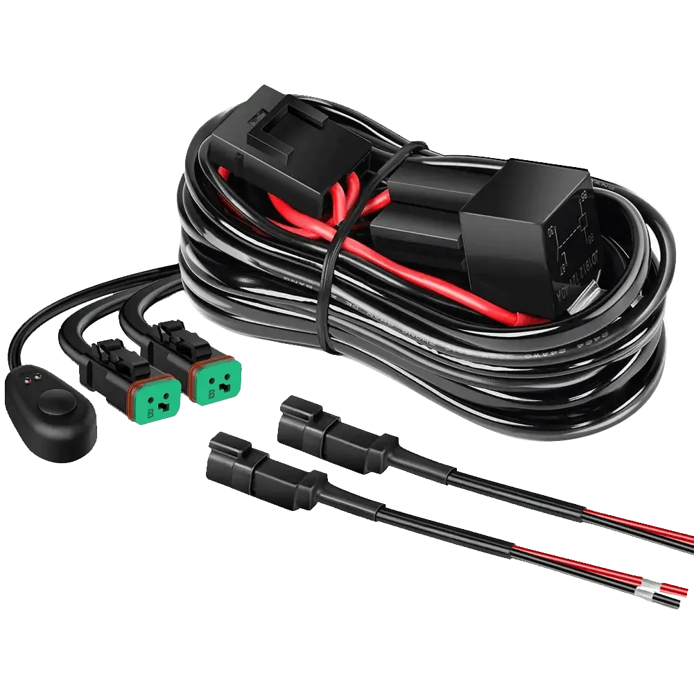 14AWG 11.5FT DT Connector Wire Harness Kit 2 Leads W/ 12V On-Off Switch