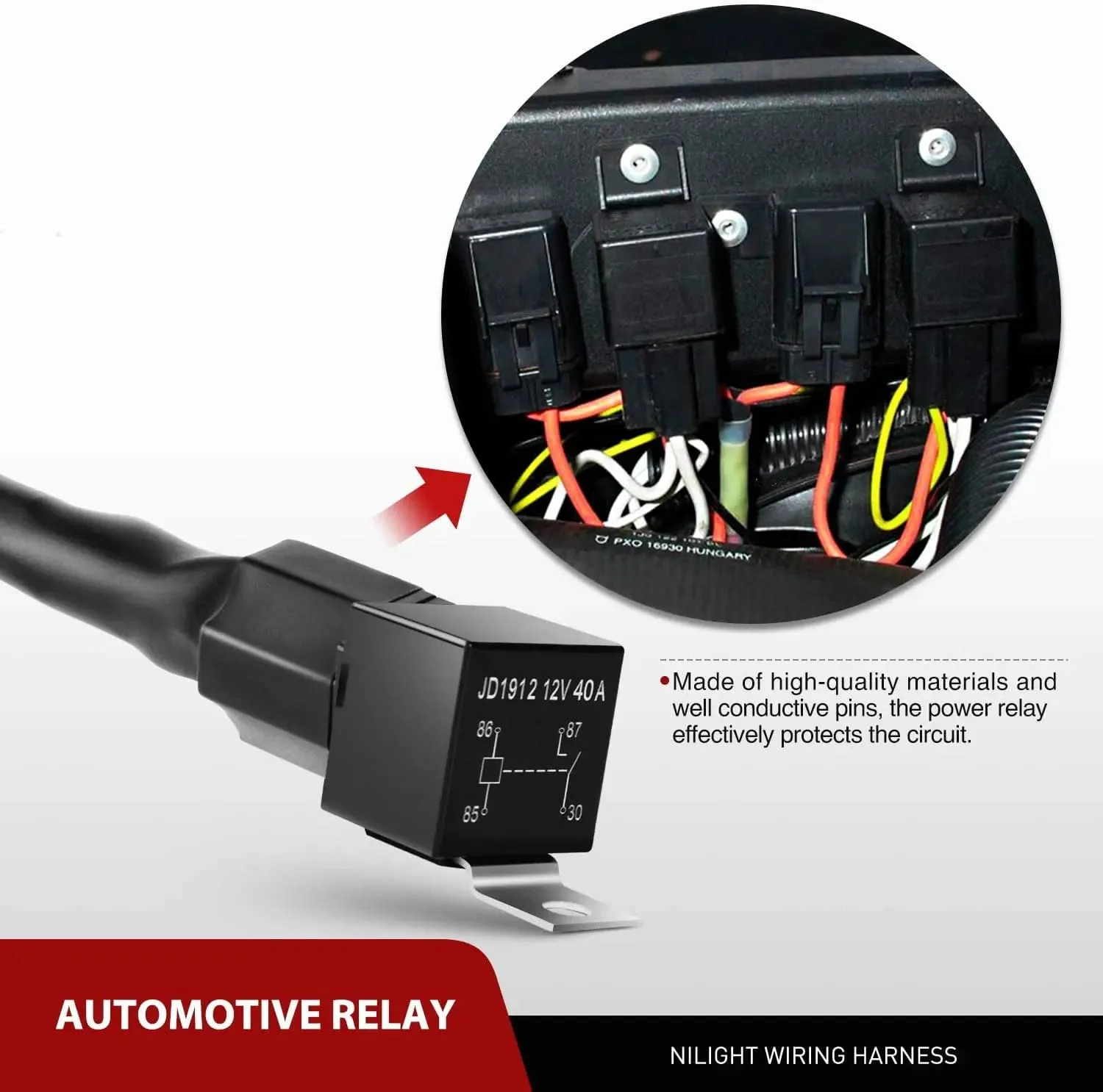 14AWG 11.5FT DT Connector Wire Harness Kit 2 Leads W/ 12V On-Off Switch