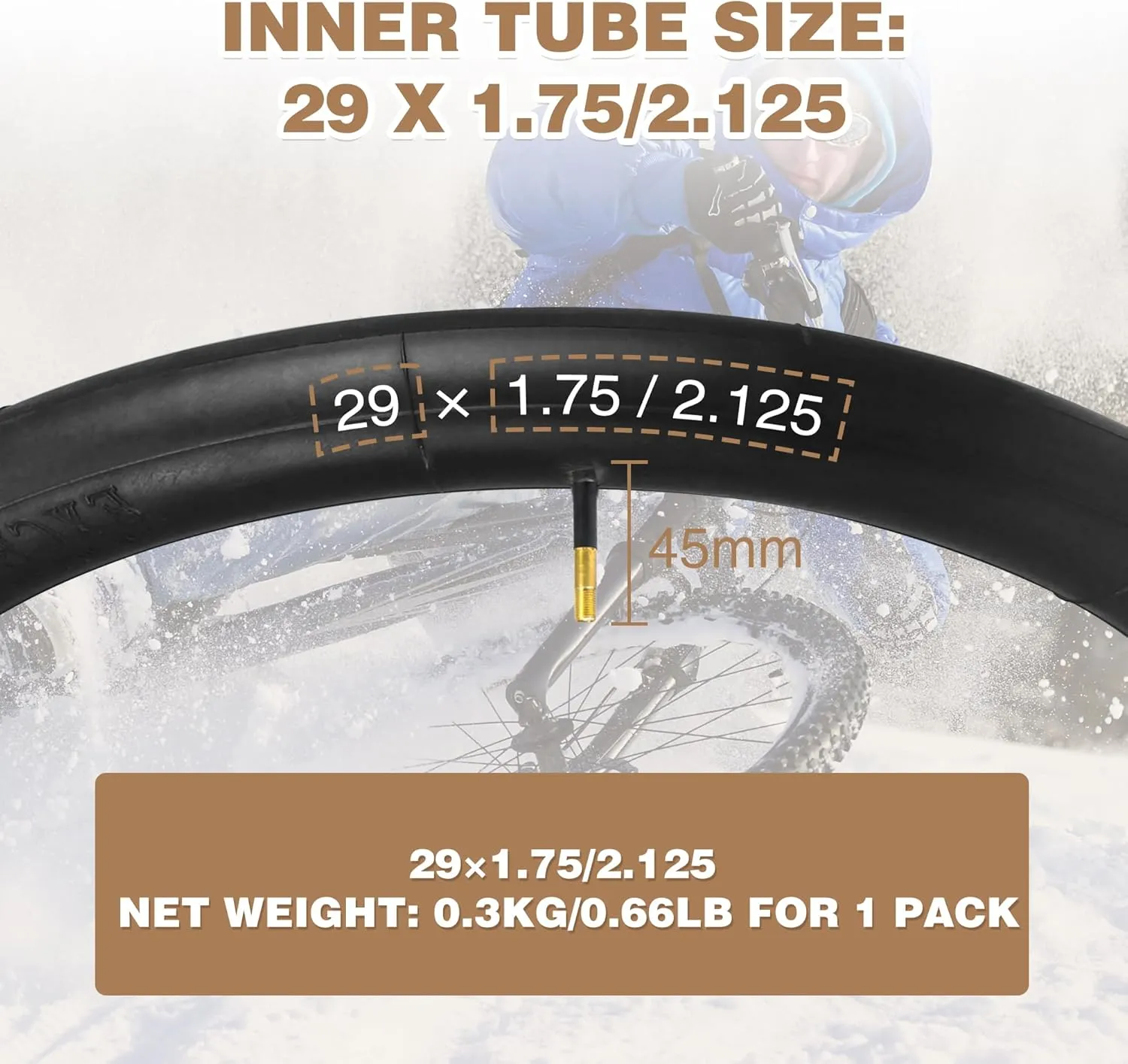 2 Pack 26/27.5/29 Bike Tire,26X2.1/27.5X2.1/ 29X2.1 Mountain Bike Tire, MTB Tyre, with/Without Inner Tubes, Lightweight Folding Bead Replacement Tyre for 26/27.5/29 Inch Mountain Bicycles