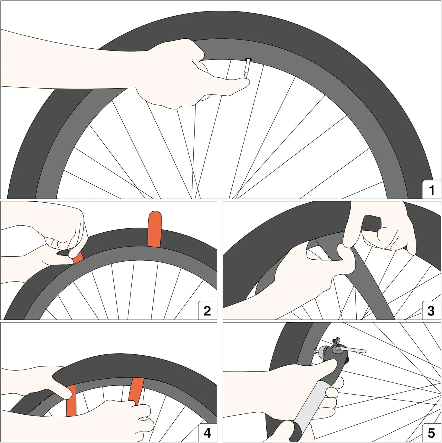 2 Pack 26/27.5/29 Bike Tire,26X2.1/27.5X2.1/ 29X2.1 Mountain Bike Tire, MTB Tyre, with/Without Inner Tubes, Lightweight Folding Bead Replacement Tyre for 26/27.5/29 Inch Mountain Bicycles