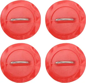 4 Pack D Ring Pad, Circular PVC Patch for Inflatable Boat Raft Kayak Dinghy Deck Surfboard Stand Up Paddleboard Canoe, NO Glue Included