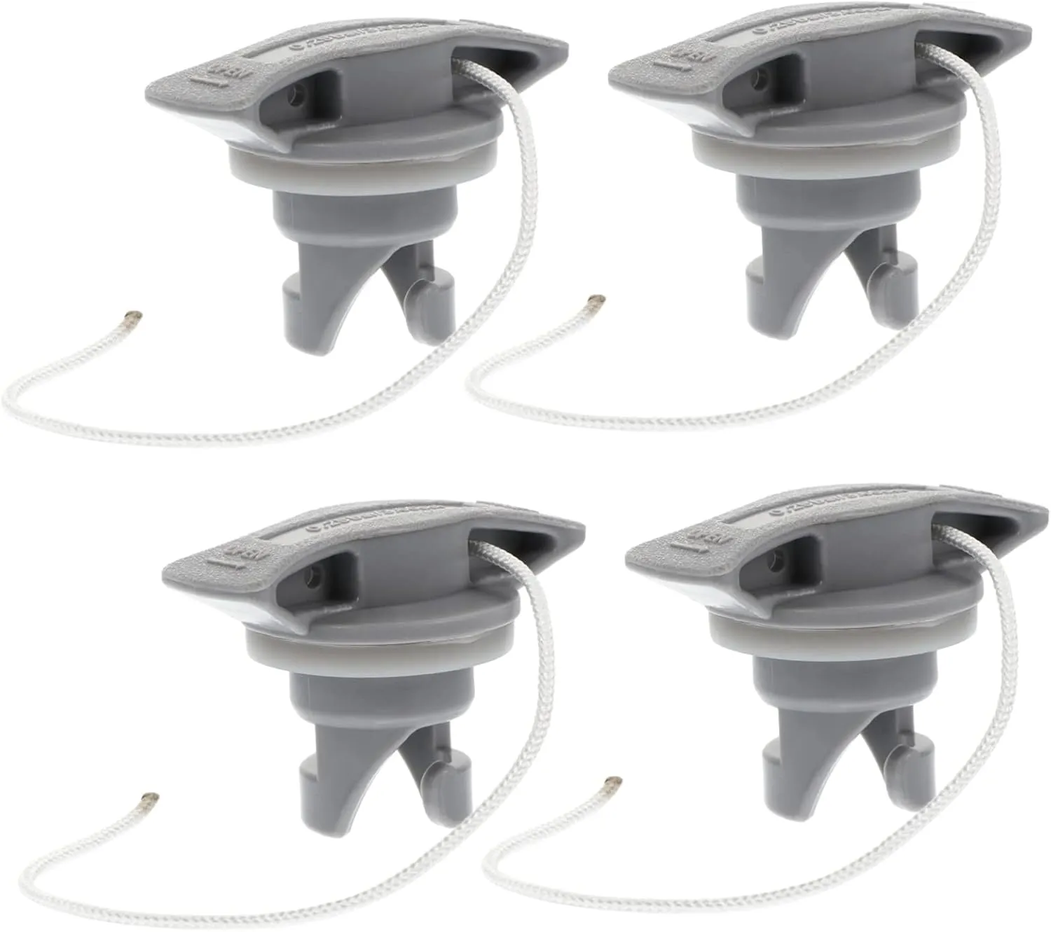 4pc Air Valve Cover Set for Dinghy Boat Kayak Canoe Inflatable Boat Sup Plug Scupper Plugs