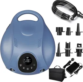 Electric Air Pump, 25PSI SUP Intelligent Cordless Inflator & Deflator, with 10000mAh Rechargeable Battery, Auto-Off, for Stand Up Paddle Board, Boats, Surfing
