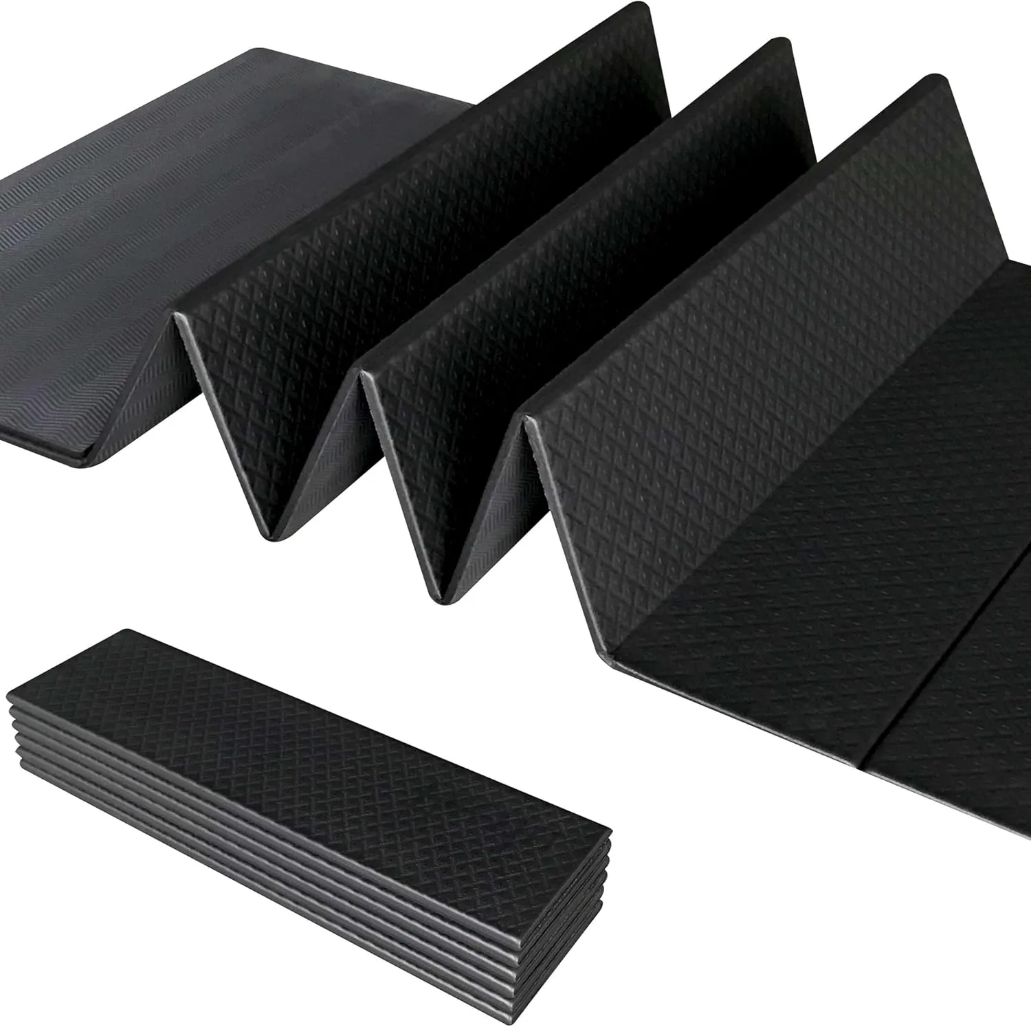 Foldable Yoga Exercise Mat  Lightweight, Anti-Slip, and Easy to Store for Yoga, Pilates, Home Workouts, and Floor Exercises