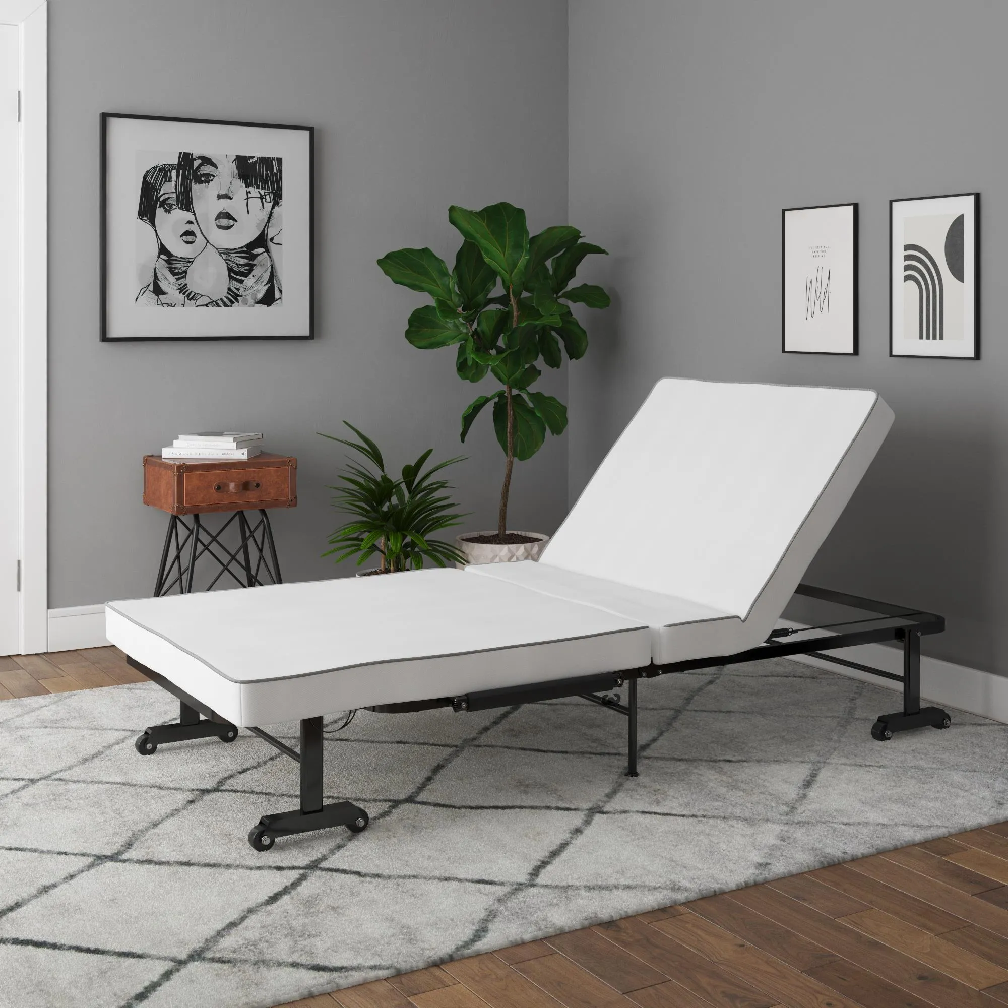 Folding Guest Bed With Memory Foam