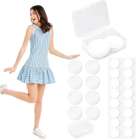 Honeydak 8 Pcs Dress Weights for Hem Invisible Reusable Hem Weights for Wind Secure Skirt Fit Stick on Adhesive for Garment Skirt Dress