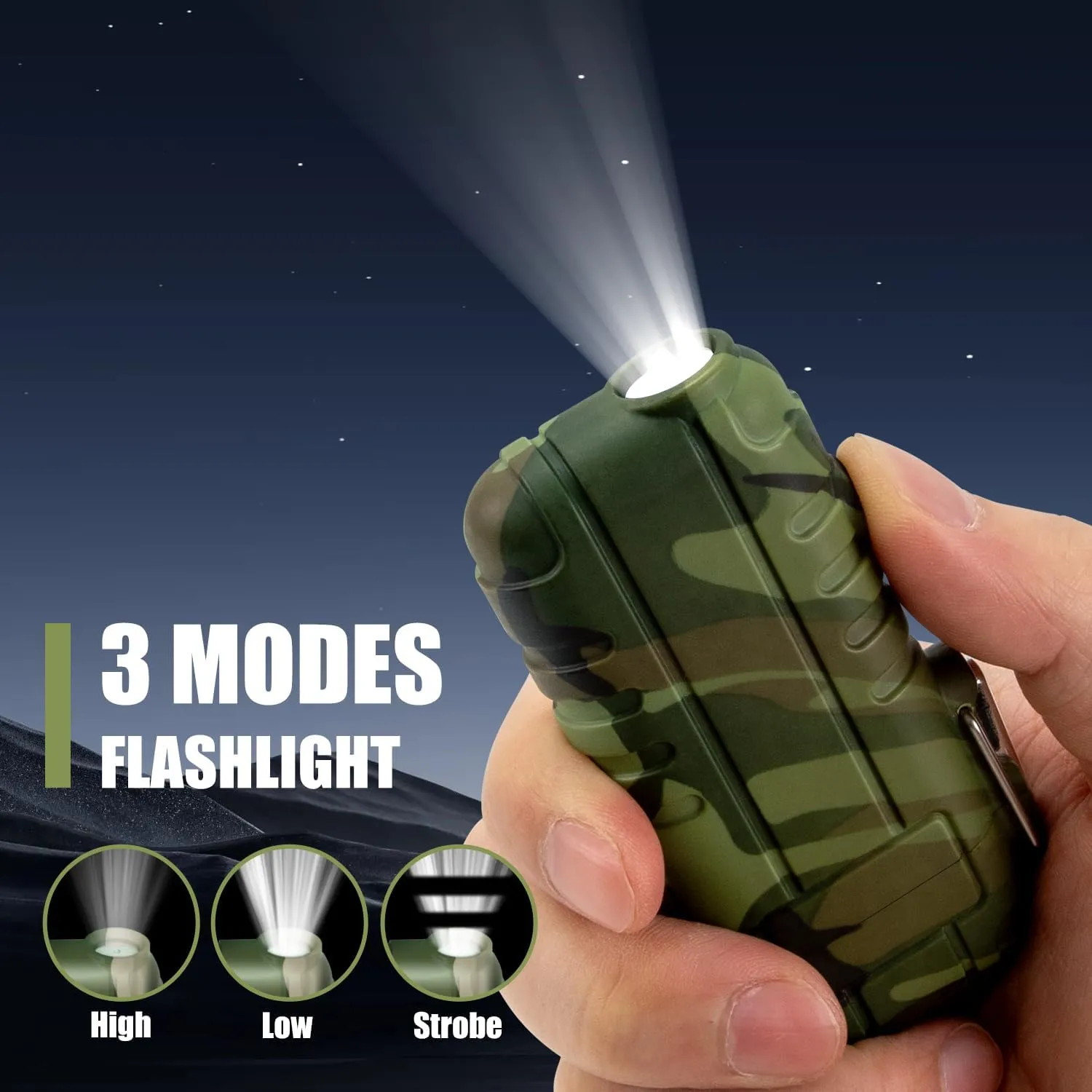 LcFun Electric Lighter USB Rechargeable Arc Lighters Windproof Plasma Lighters with LED Battery Display, Waterproof Electronic Flashlight Lighter with Whistle for Camping, Survival Tactical Gear