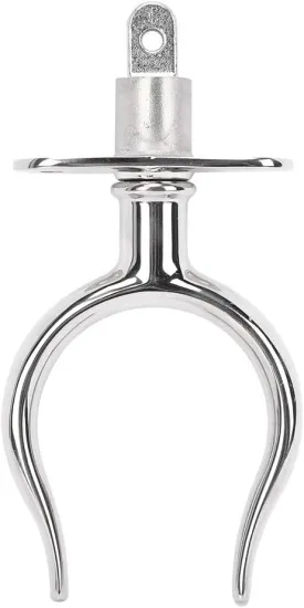 Lifeboat Rowing Boat Paddle Fork 316 Stainless Steel Fixed Rod Raft Accessories Boat Oarlock Lifeboat Paddle Fork Marine Stainless Steel Paddle Fork with High Mirror Polished Surf