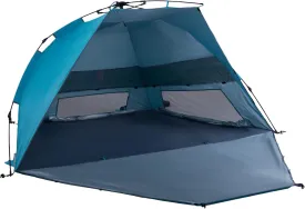 ThreeBears Pop Up Beach Tent Sun Shade Shelter for 3-4 Person, UPF 50 UV Protection, Lightweight & Easy Setup Beach Shade Canopy, Portable Beach Shade Tent Beach Cabana (Blue)