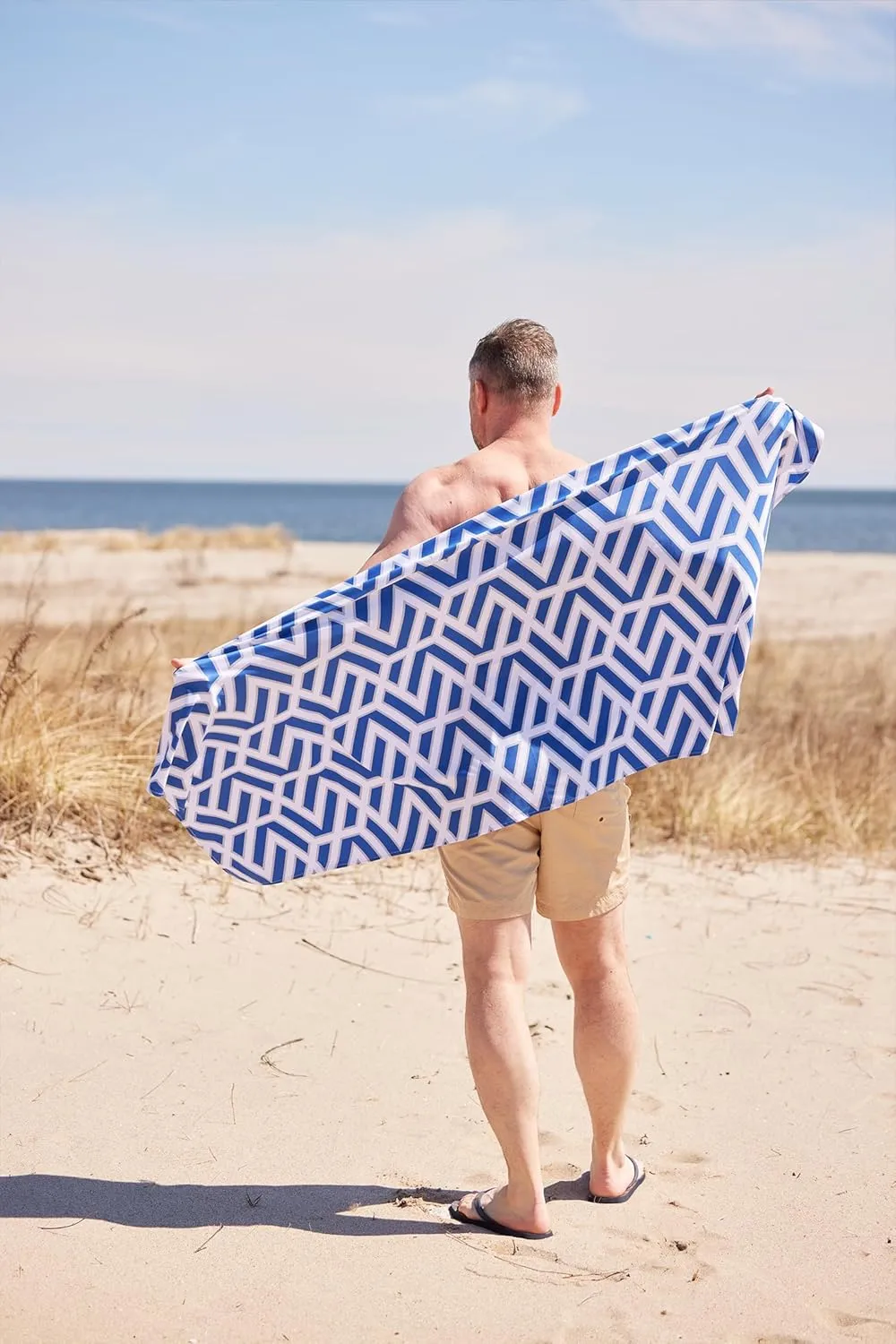 UPF 50 Sol Wrap Towel Sun Protection (Geo)