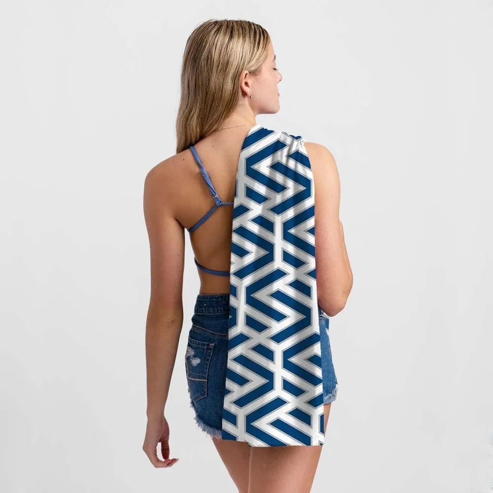 UPF 50 Sol Wrap Towel Sun Protection (Geo)