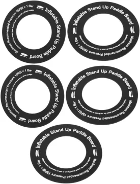 VICASKY Inflatable Valve Gasket Kit 5pcs Fit for Inflatables Paddleboard Round Pad